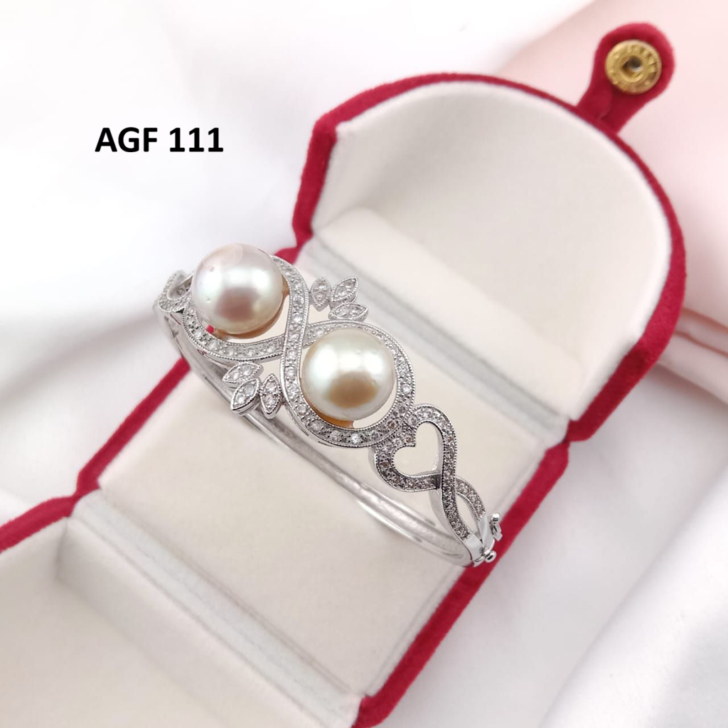 ORIGINAL MUTIARA LOMBOK GELANG FULL RANGKA BESAR